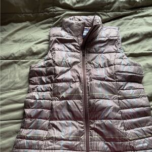 Lands' End Women's Checkered Puffer Vest